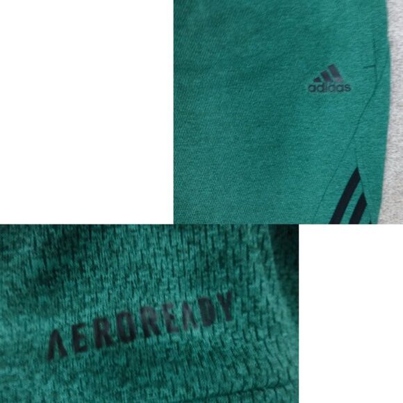 ADIDAS Green Polyester Aeroready Shorts - Picture 4 of 10